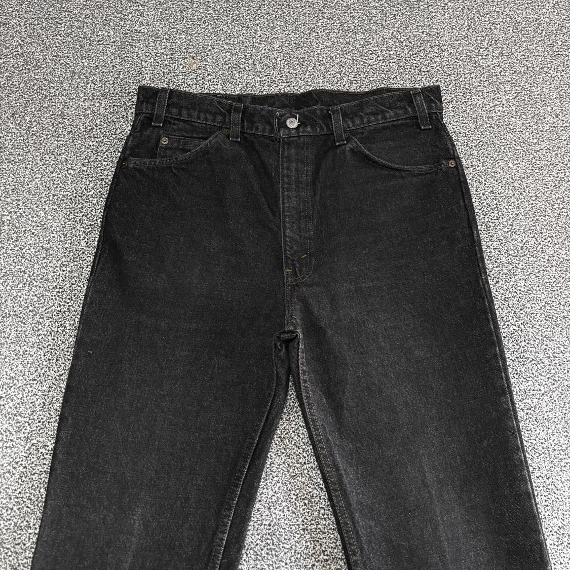 90s 빈티지 리바이스 517 블랙 허리45.5cm 상품이미지3