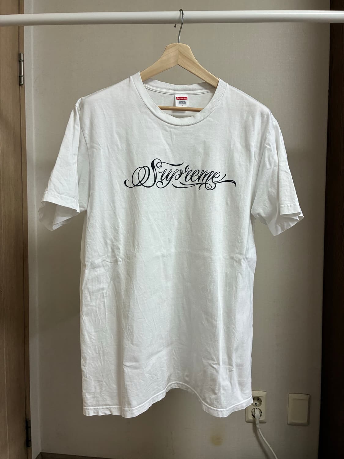 [L]슈프림 미스터카툰 티셔츠 화이트 상품이미지2