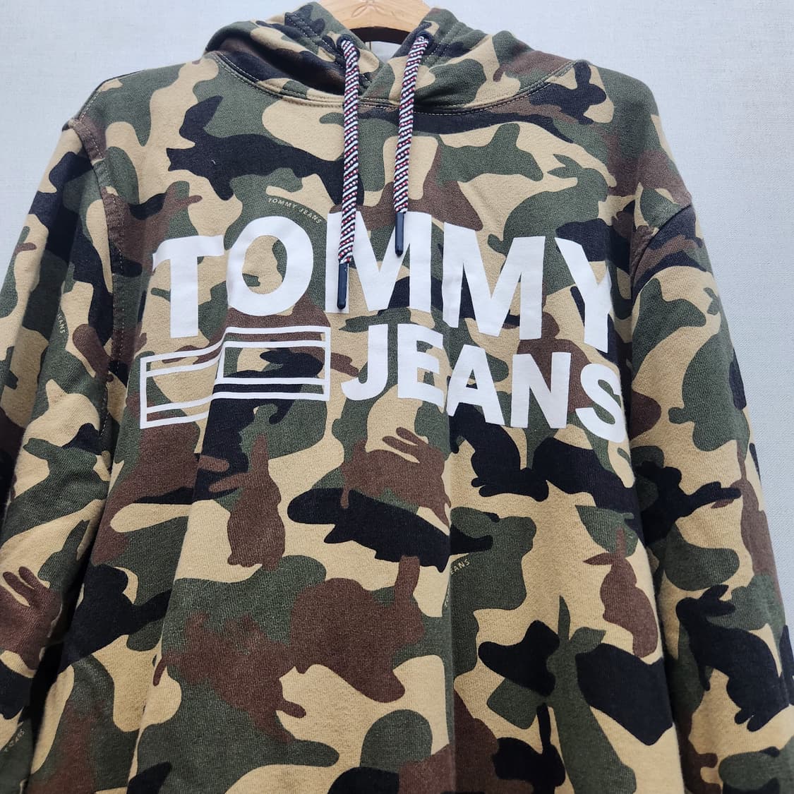 타미진스 빅로고 카모플라쥬 빈티지 후드티 XL(XL) 상품이미지2