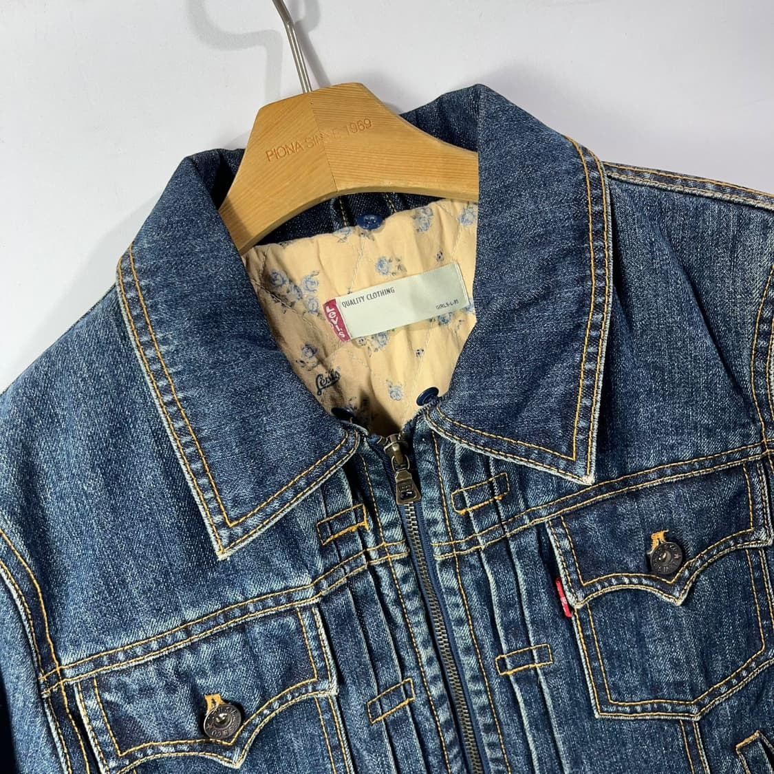 [Levi's] 리바이스 누빔안감 집업 데님자켓 상품이미지2