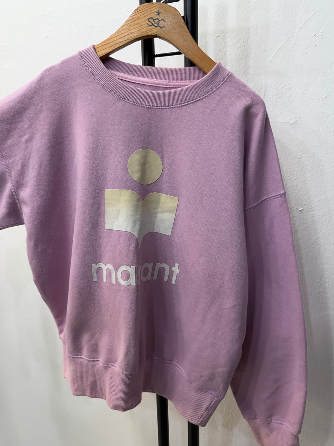 정품) 이자벨마랑 루즈핏 로고 맨투맨 38 상품이미지3