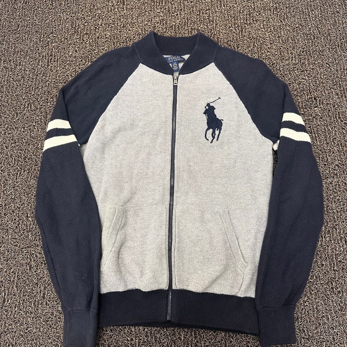 POLO 폴로 랄프로렌 빅포니 여성 니트 집업 S 상품이미지1