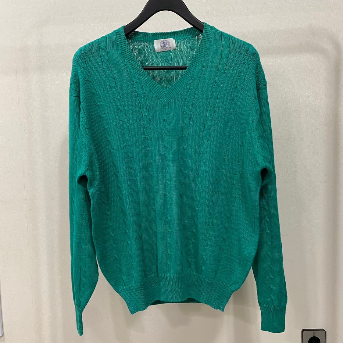 제이프레스 린넨 코튼 케이블 니트 상품이미지1