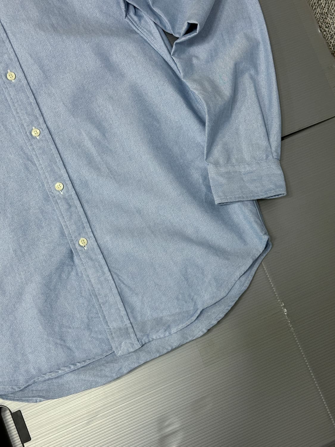 폴로 랄프로렌 클래식 핏 긴팔 셔츠 스카이블루 하늘색 S 상품이미지3