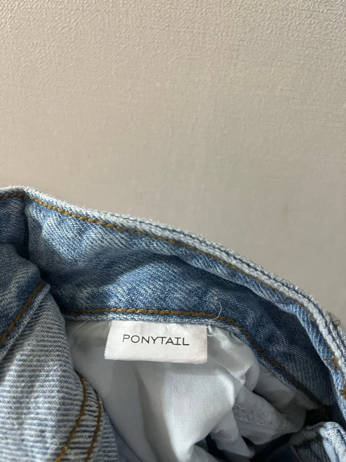 포니테일 PONYTAIL  본 벨라루즈핏진(XS) 상품이미지8