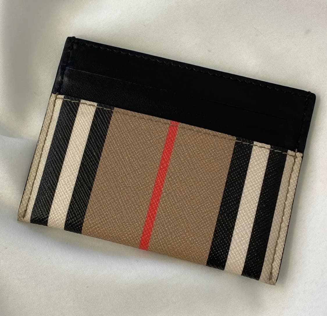 버버리 아이콘 캔버스 카드지갑 상품이미지1