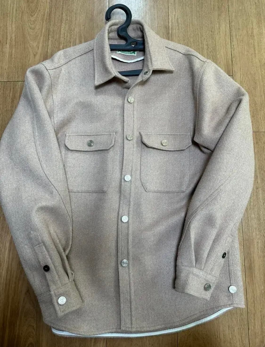 Stu 오버핏 셔츠자켓 핑크 m 상품이미지1