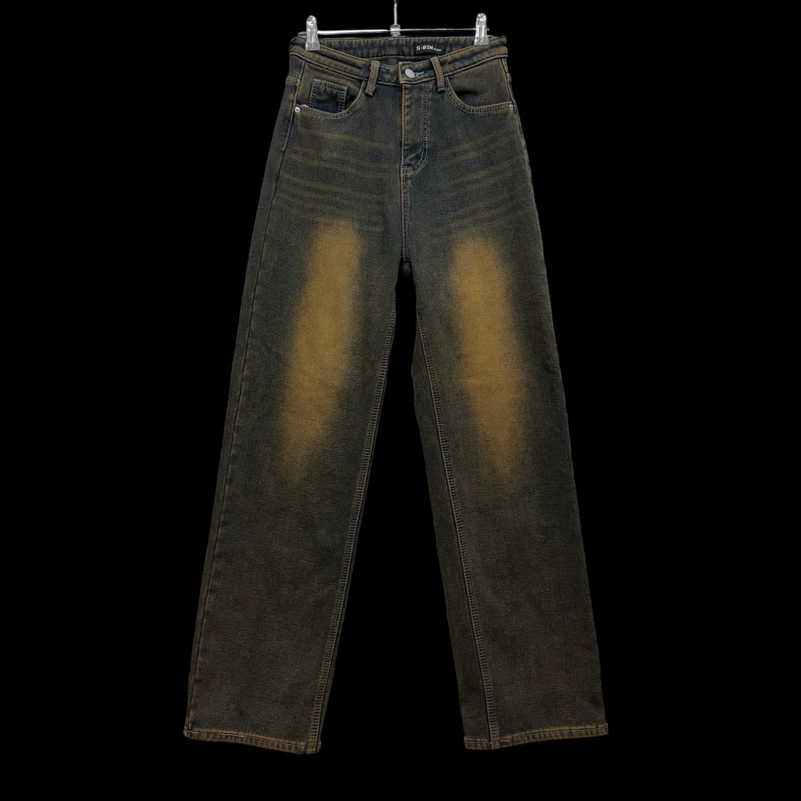 Vintage Brown Sand Washed Denim 상품이미지1