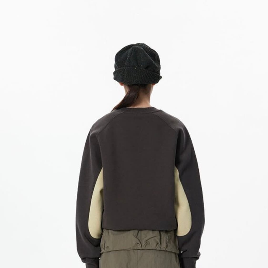 SUNLOVE Speckle Visor Beanie Charcoal 상품이미지2