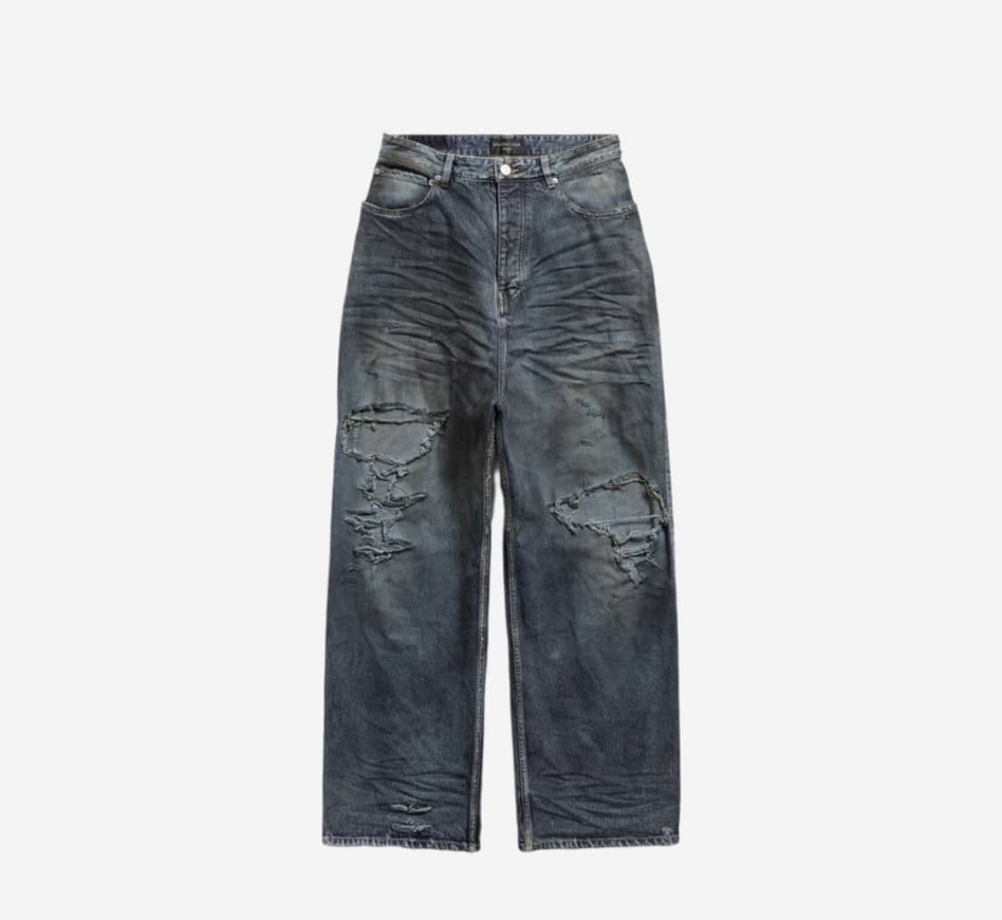 (xs) 발렌시아가 썸머 디스트로이드 배기 진  상품이미지1