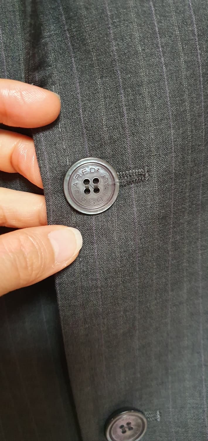 [명품/새상품] 디스퀘어드2 핀스트라이프 수트 (얇은 춘추용/48사이즈) 상품이미지6