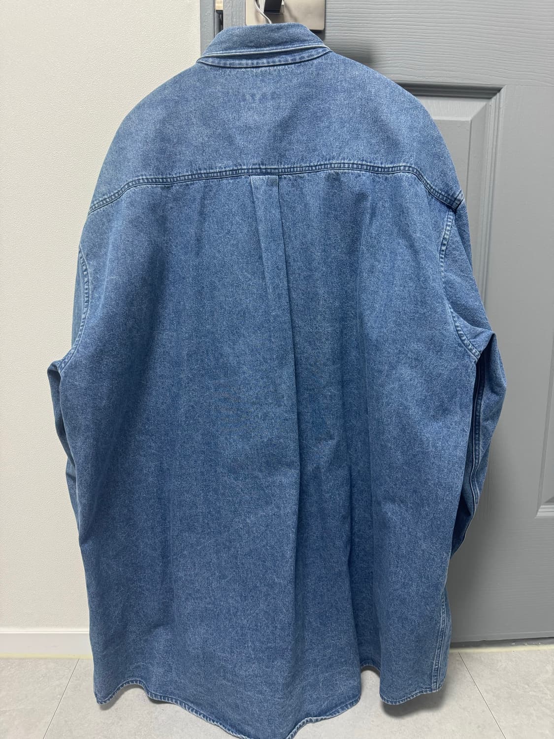 인테림 interim 데님셔츠자켓 5사이즈 판매 헤릴 아프레쎄 코모리 상품이미지2