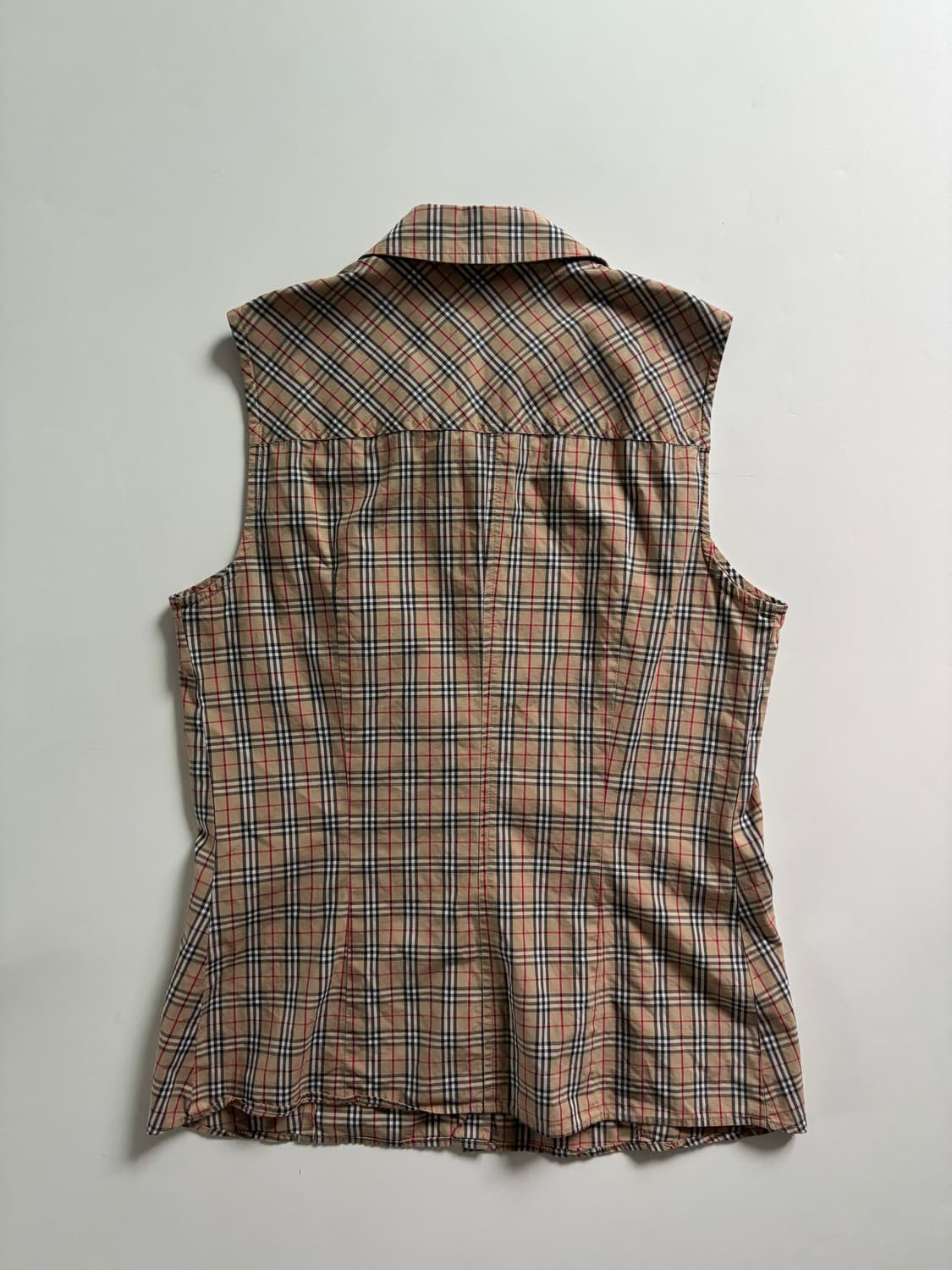 Burberry 버버리 블루라벨 노바체크 슬리브리스  상품이미지5