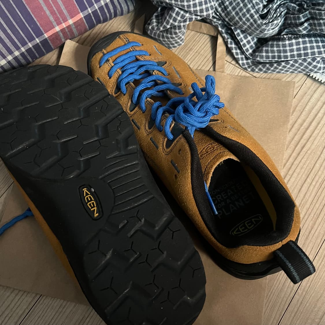 킨(KEEN) 재스퍼 스니커즈 카멜 색상 260mm 상품이미지3