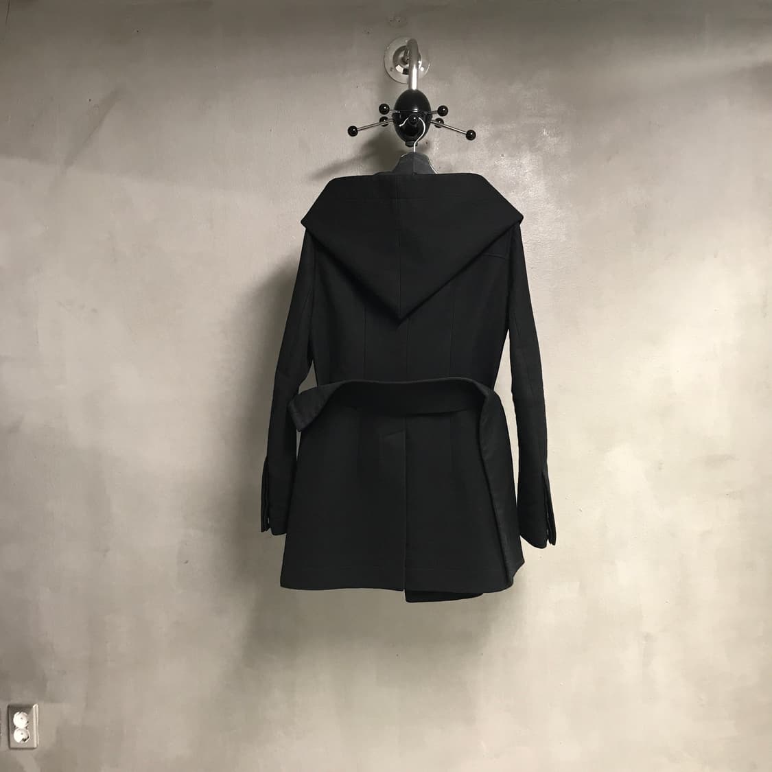 릭오웬스 블랙 코트 M(W) 상품이미지8