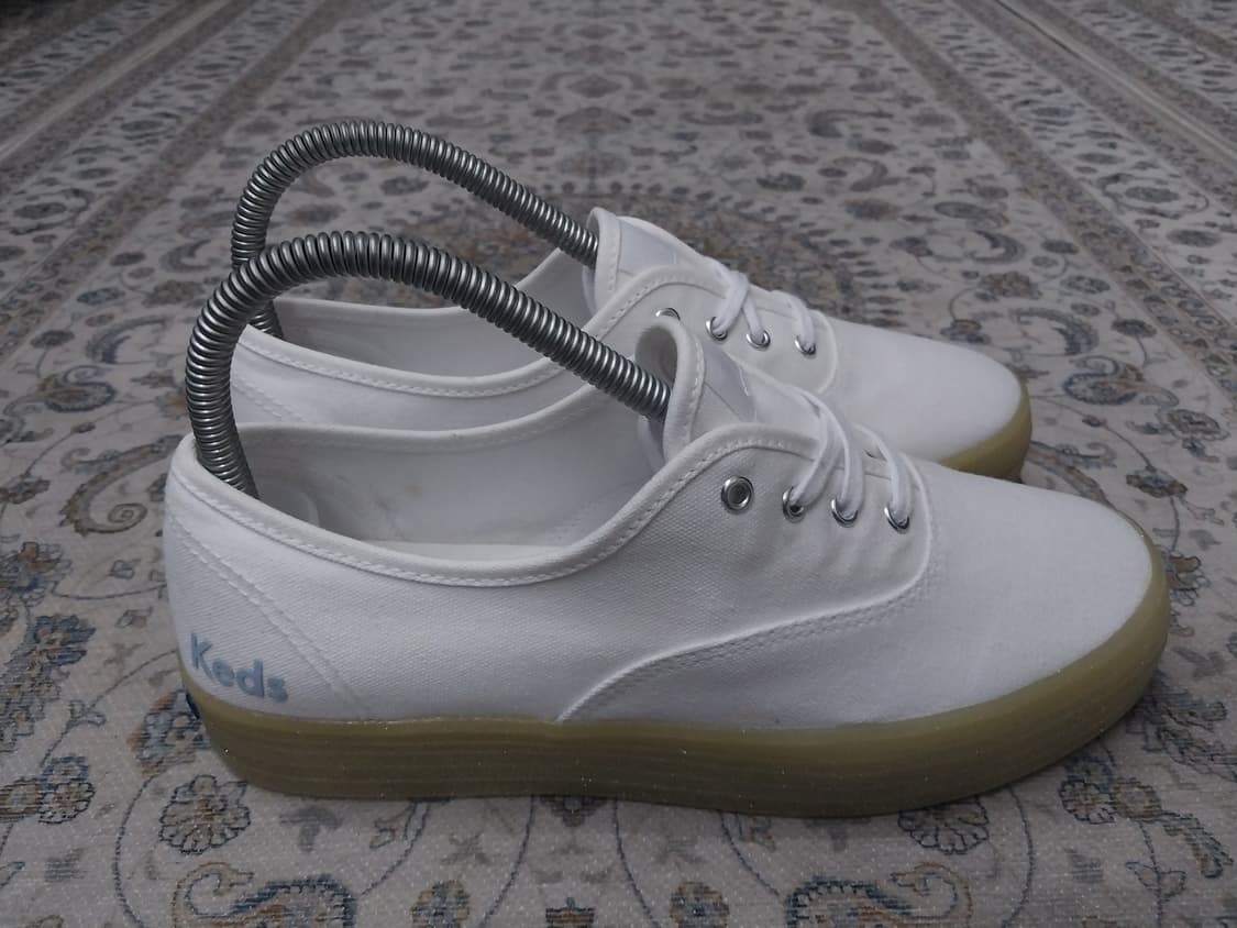 케즈 캔버스화 흰색 단화 245mm 상품이미지5