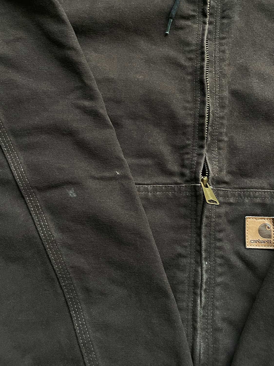 칼하트 J25 DKB 다크브라운 액티브 자켓 상품이미지8