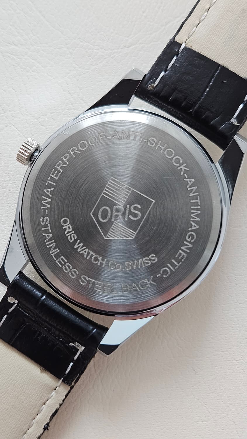 빈티지 오리스 와인판 가죽 수동시계 상품이미지7