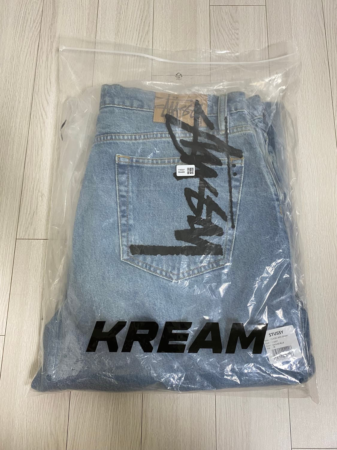 STUSSY CLASSIC JEAN DENIM WASHED BLUE 상품이미지7