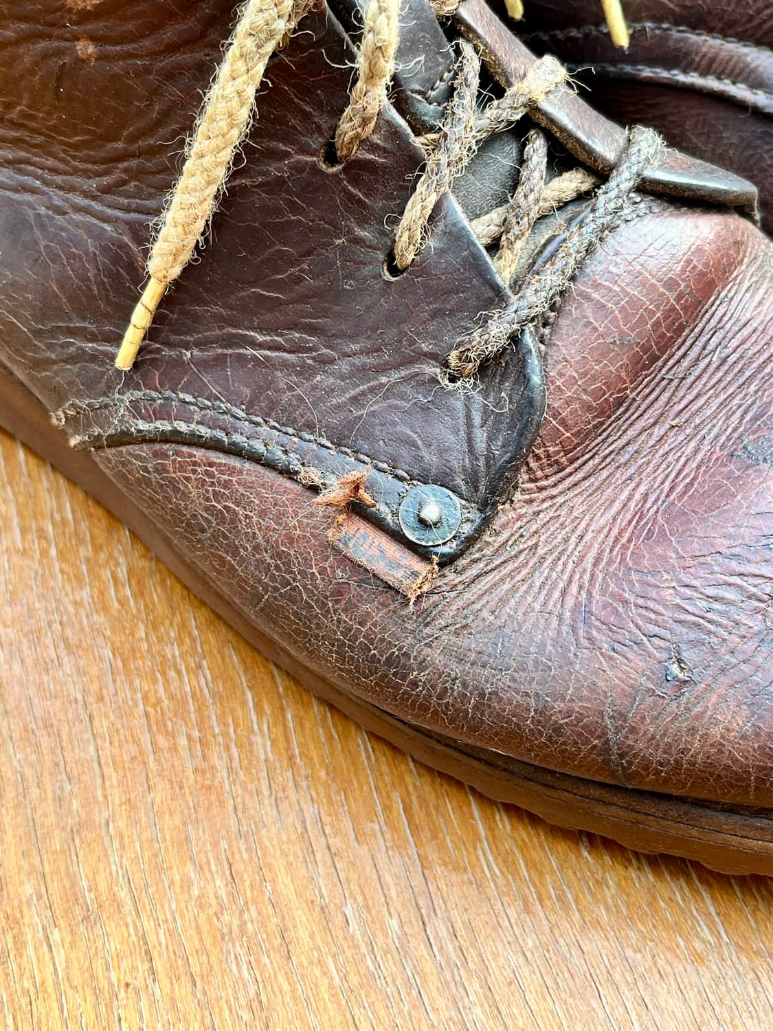 70s Levi’s Leather Chukka Boots 상품이미지5