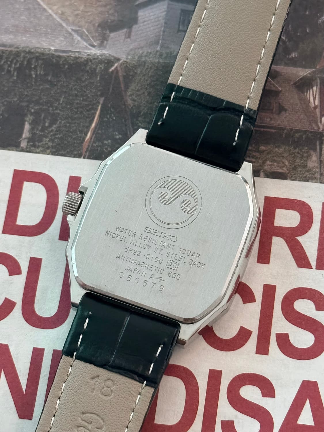 Seiko 세이코 Chronos Square 데이-데이트 상품이미지4