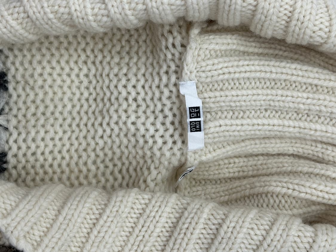 [아야마켓] 겨울 눈꽃 가디건 재팬 유니클로 그런지 히피 에스닉 상품이미지5