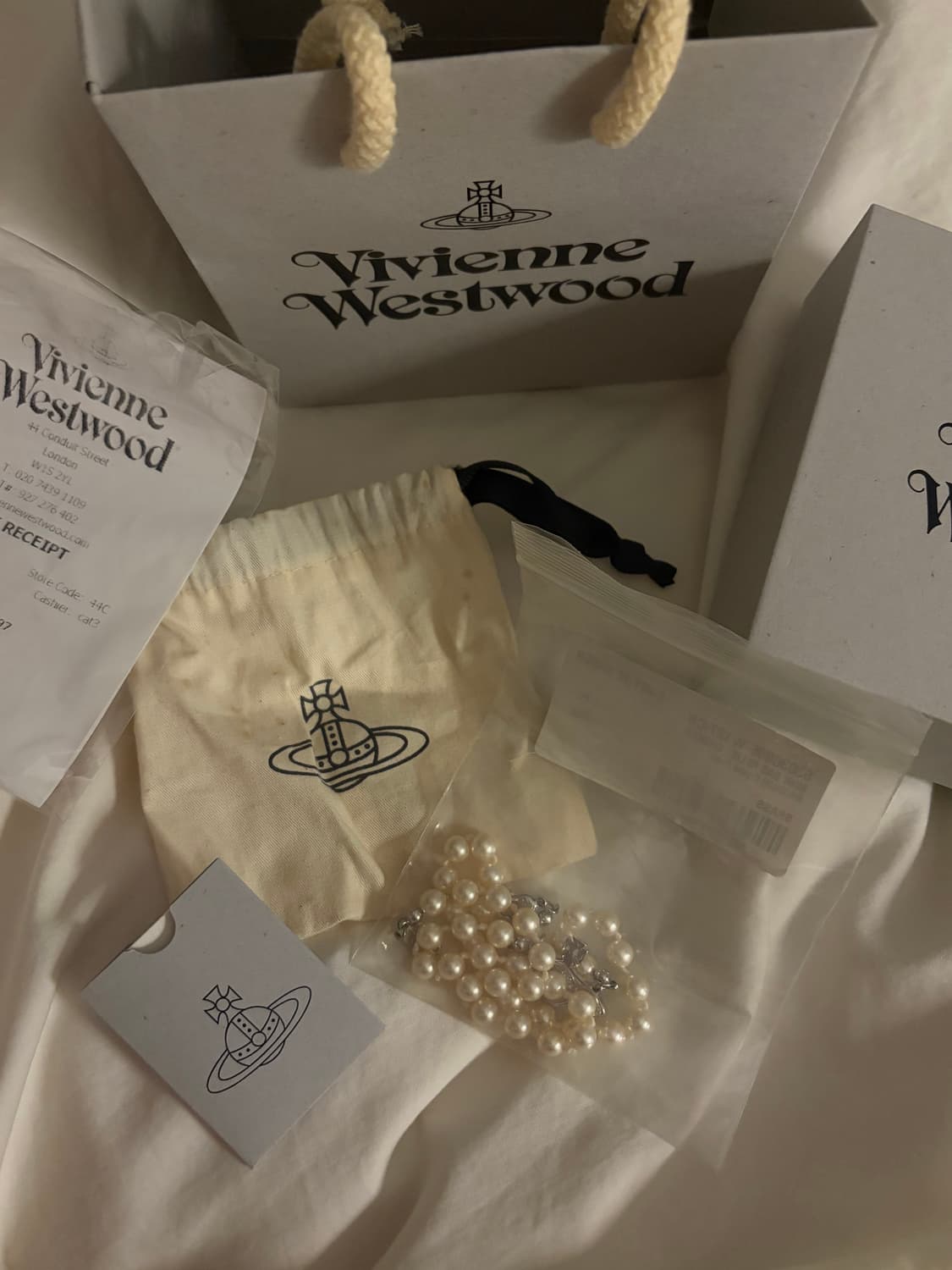 비비웨스트우드 진주초커 목걸이 상품이미지2