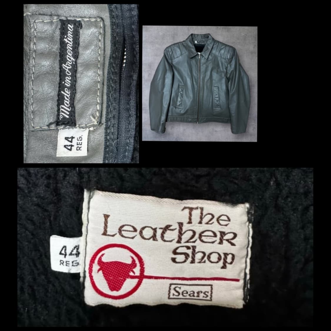 80s The Leather Shop 아르헨티나 가죽자켓 상품이미지1