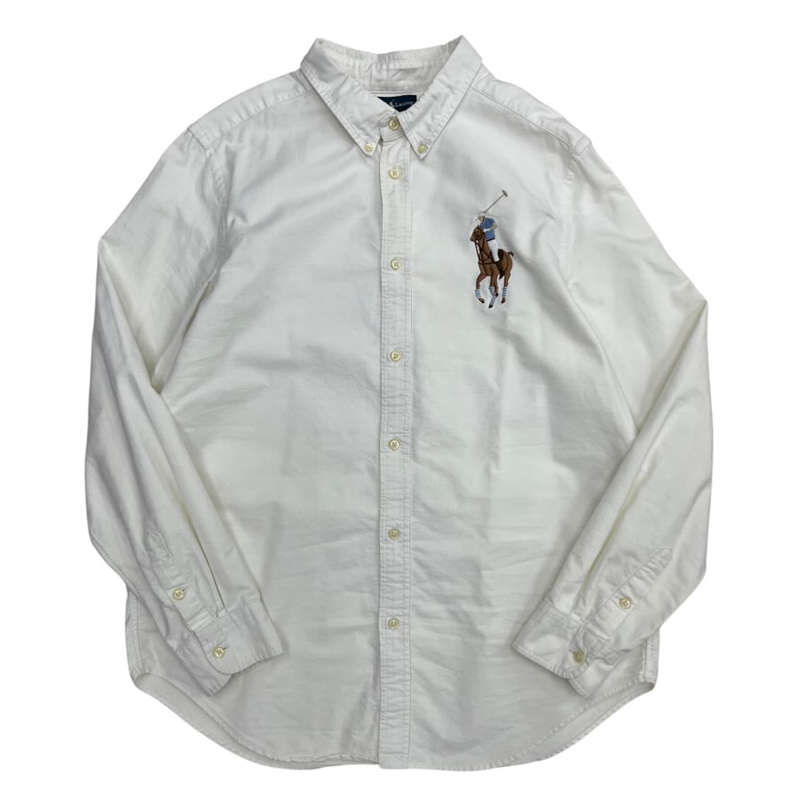 폴로 랄프로렌 옥스포드 빅포니 화이트 셔츠 XL 상품이미지2