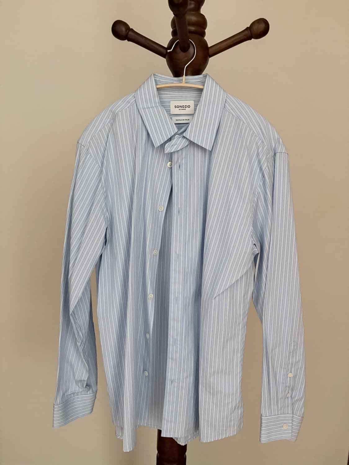송지오 스트라이프 셔츠 95사이즈 상품이미지1