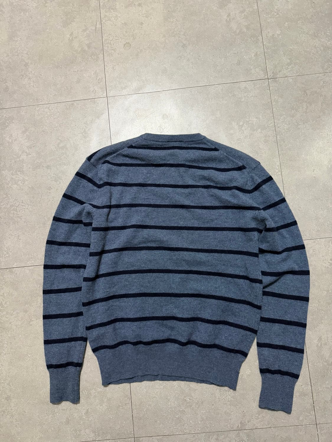 라코스테 스트라이프 울 빈티지 니트 가디건 105 size   상품이미지5