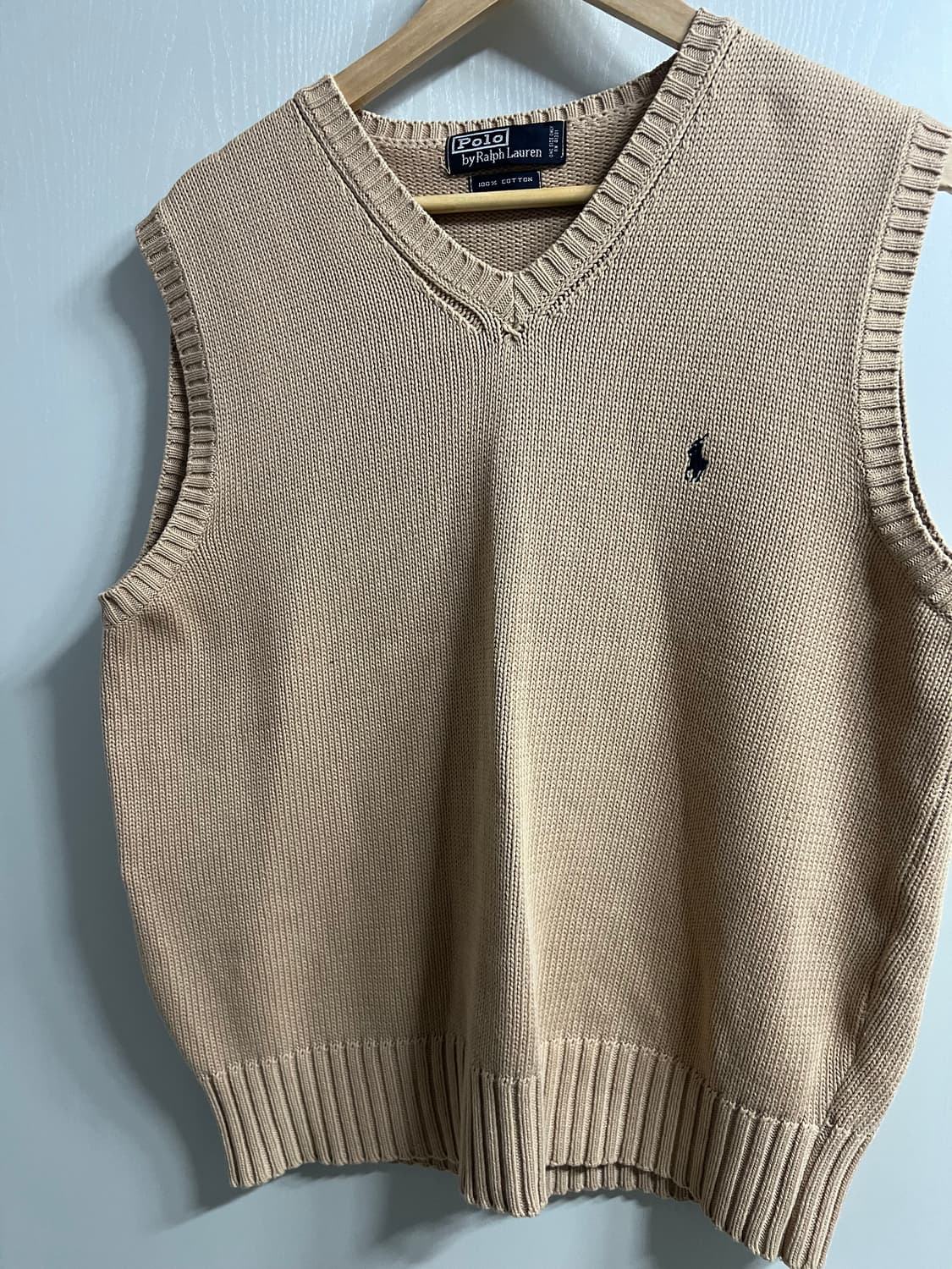 폴로 랄프로렌 브이넥 면 베스트(정품) L-xL 상품이미지1