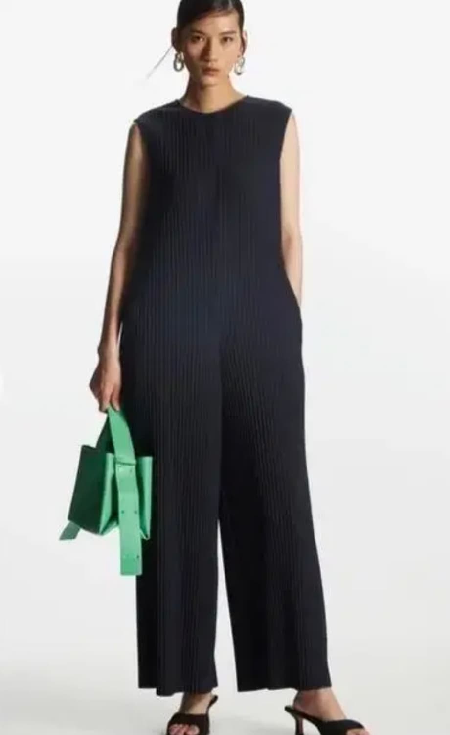 Cos 와이드레그 플리티드 점프수트 S 새상품 상품이미지1