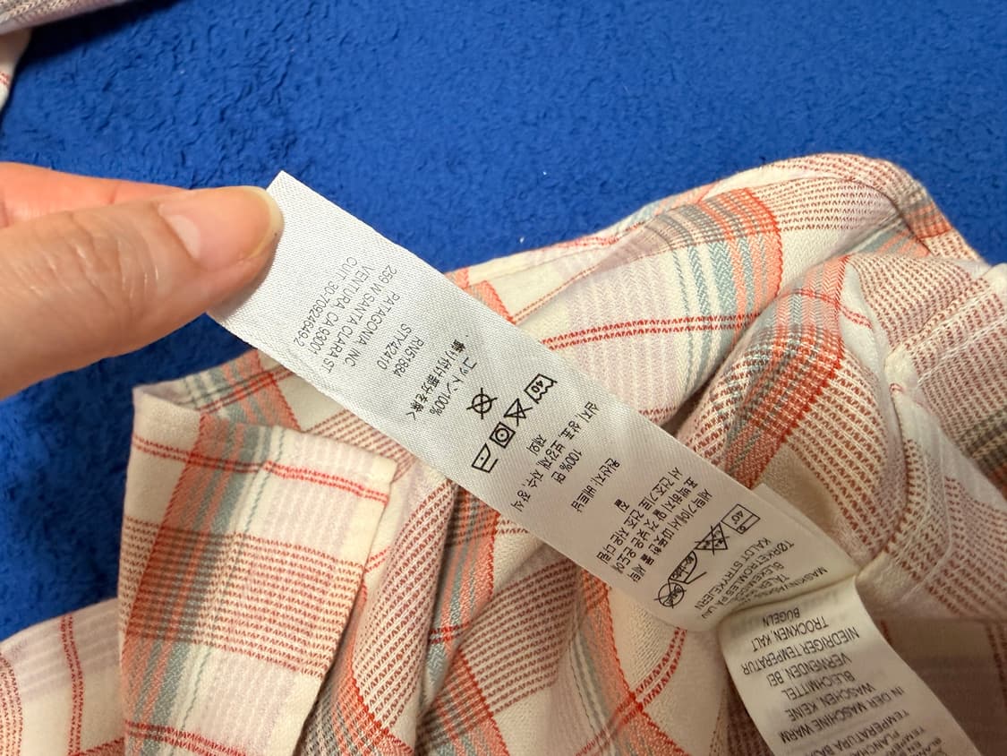 파타고니아 Lightweight Fjord Flannel Shirt 42 상품이미지5