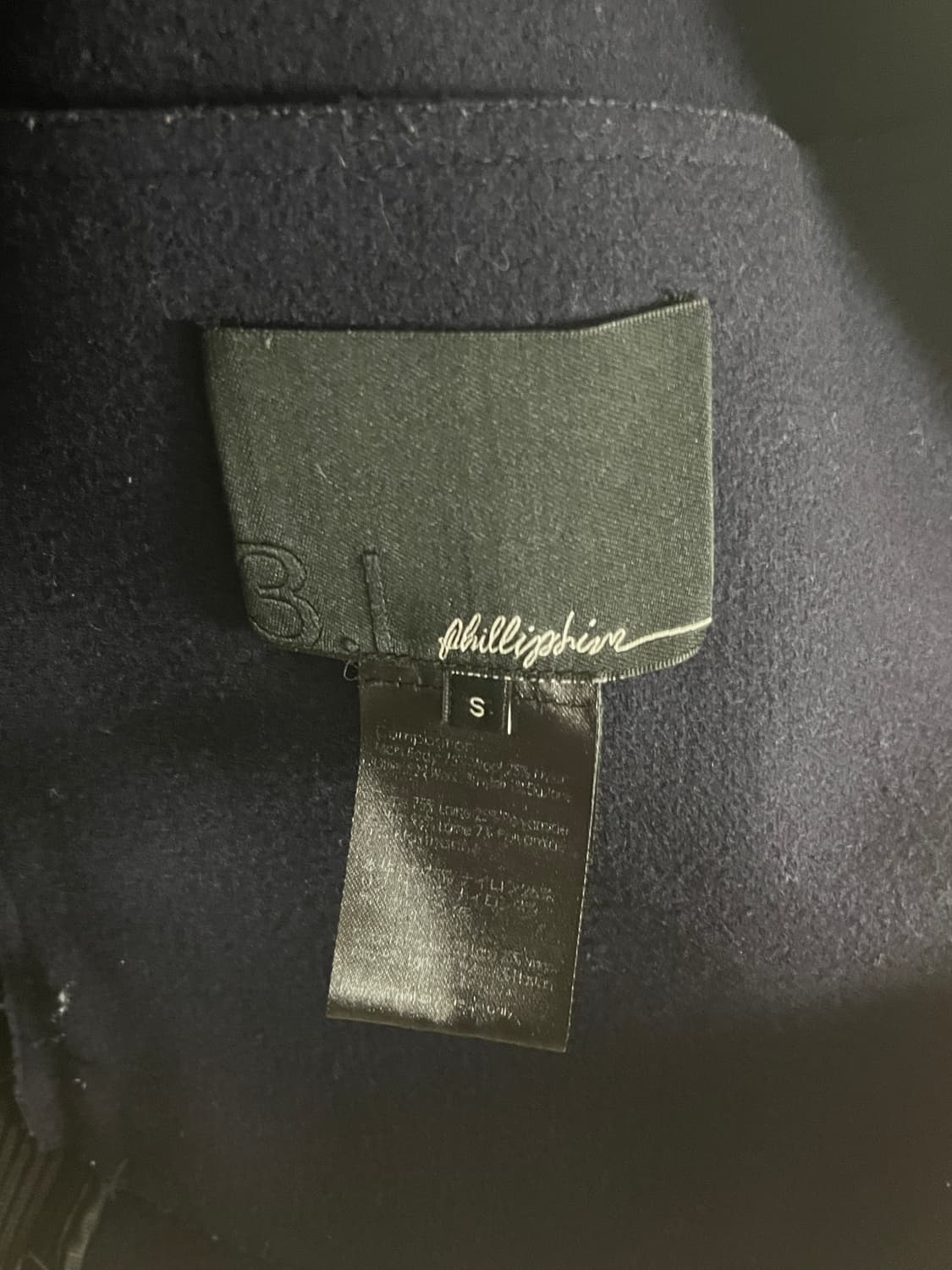 3.1 필립 림 네이비 울 자켓 S 상품이미지4