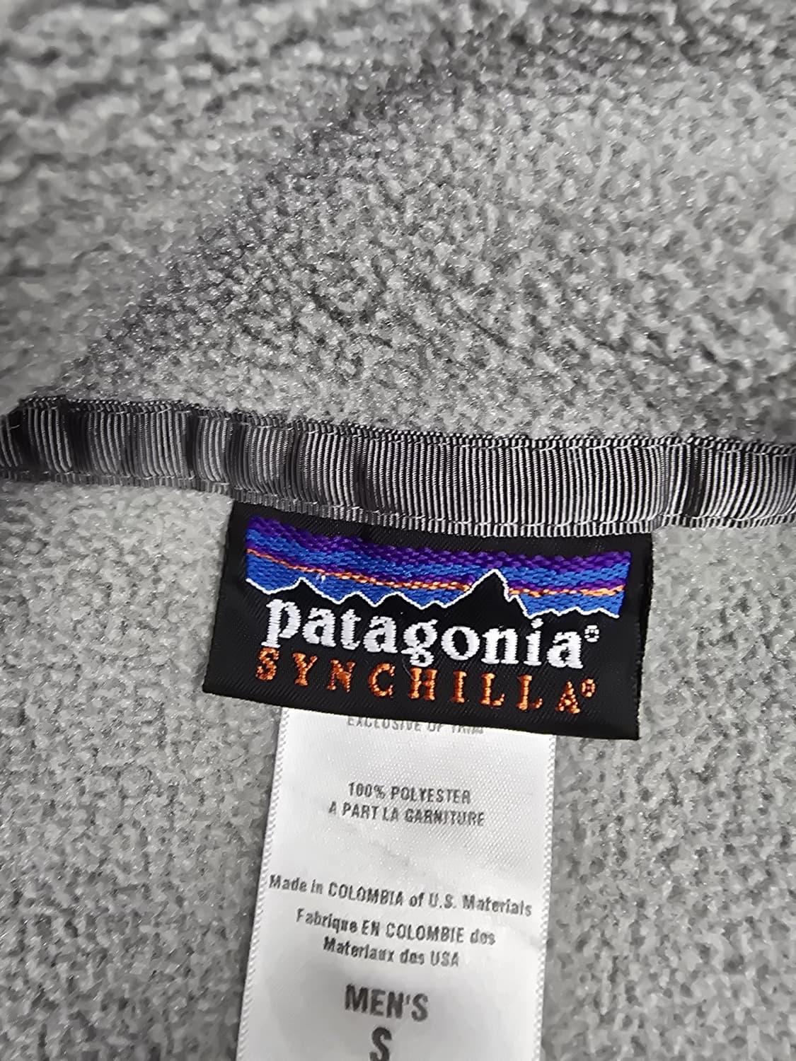 10s 파타고니아 신칠라 스냅-T 그레이/레드 상품이미지4