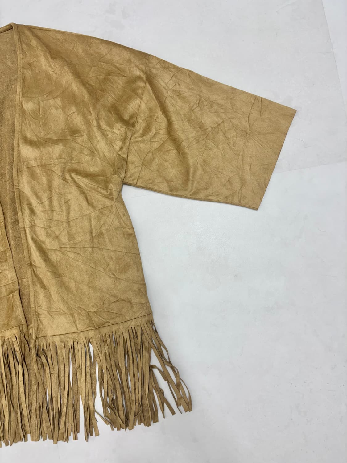 TASSEL SUEDE OPEN SHIRT CARDIGAN 상품이미지8