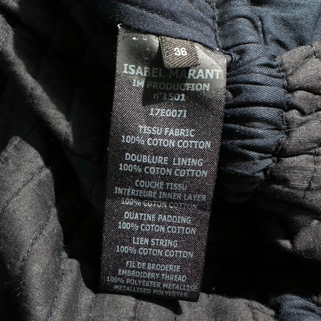 이자벨마랑 퀼팅 코트 자켓 상품이미지9