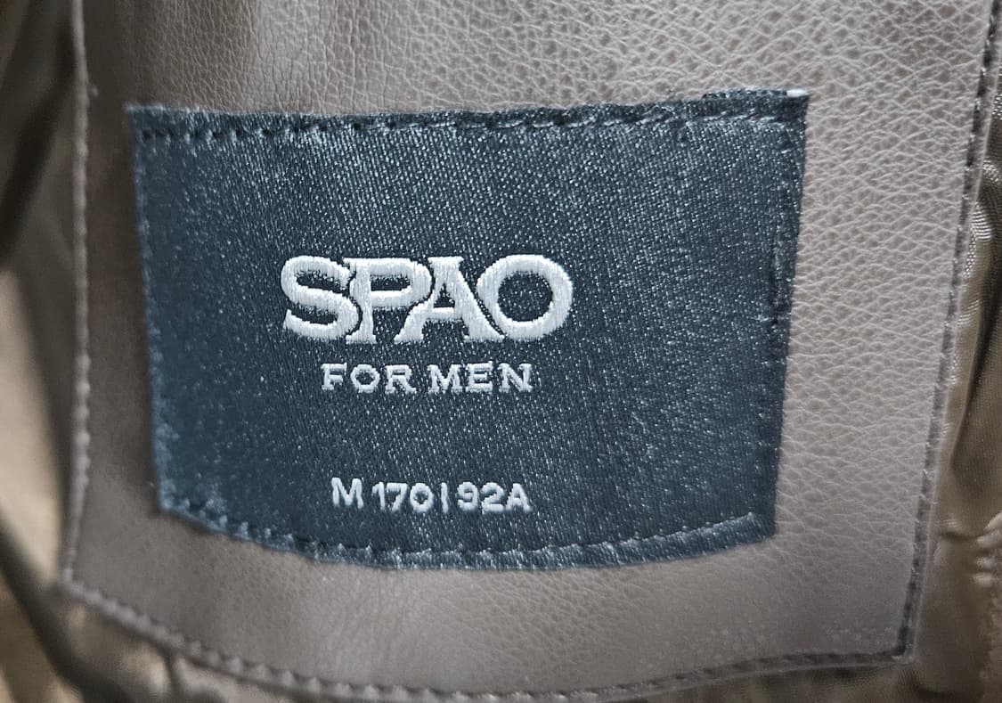 스파오 남성 브라운 무스탕 M 상품이미지3