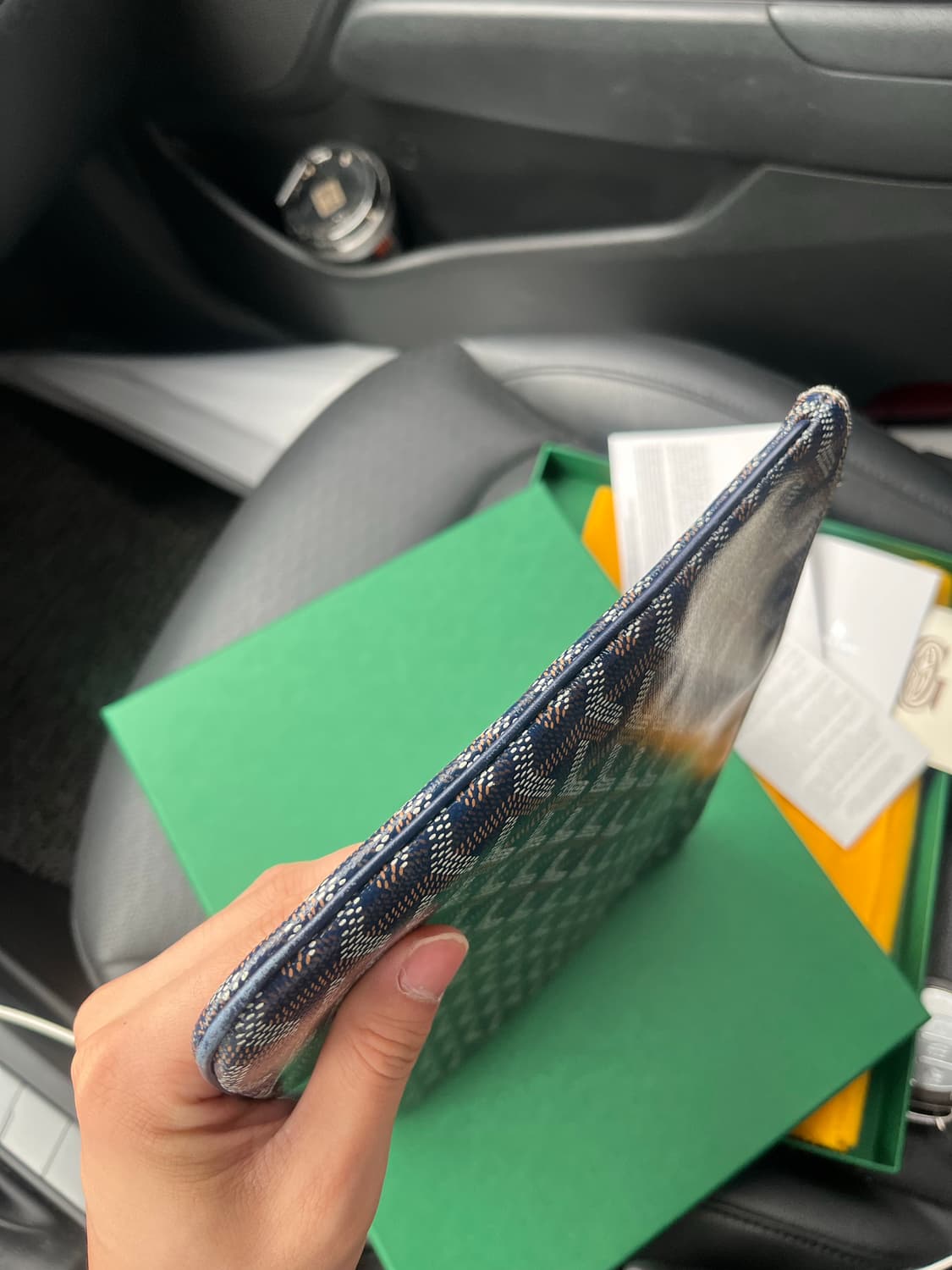 백화점 풀구성 고야드 mm 클러치백 팝니다 상품이미지5