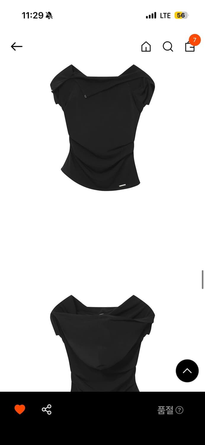 미세키서울 후드반팔 상품이미지2