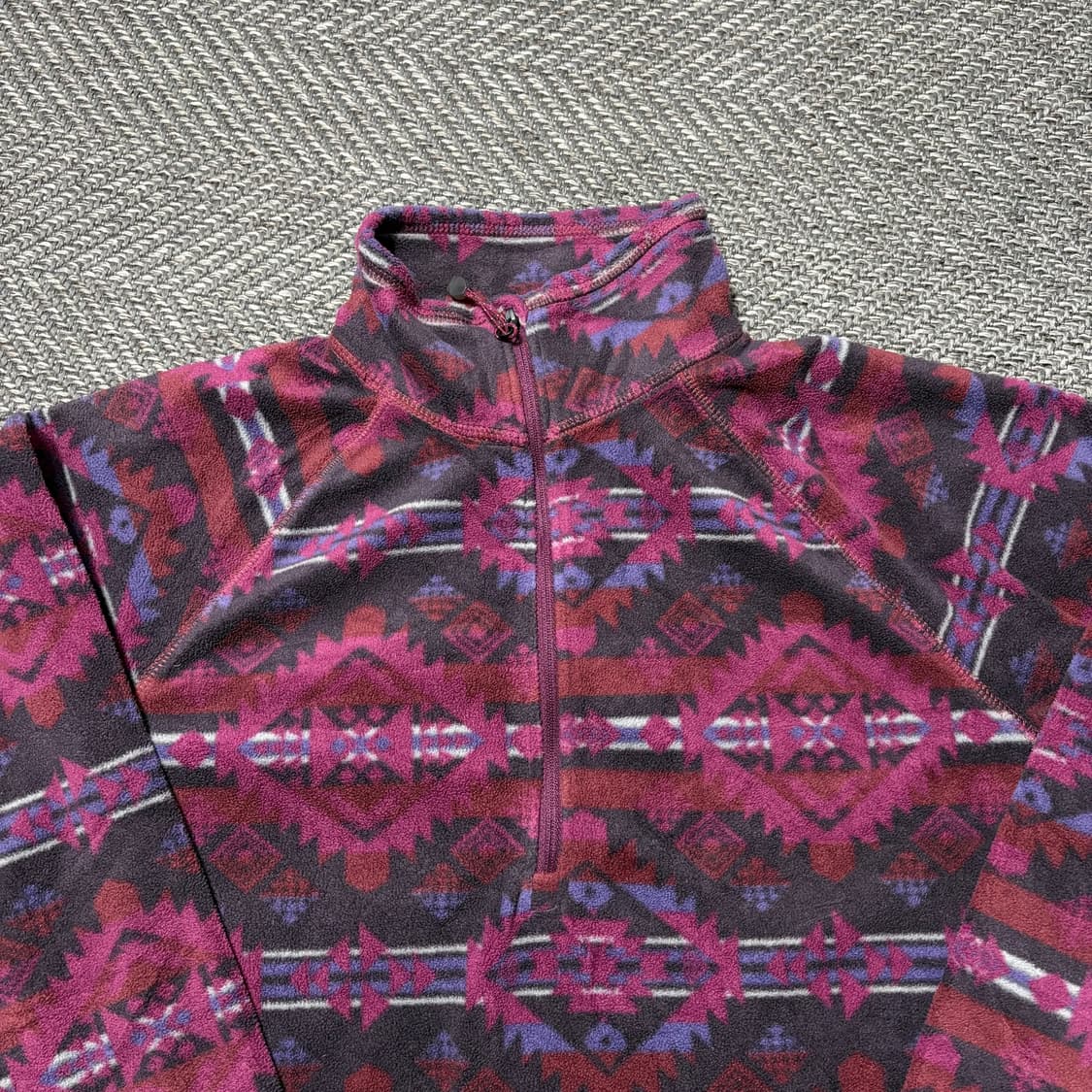 에디바우어 아즈텍 플리스 쿼터 집업(M) 상품이미지3