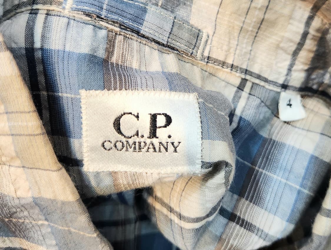 CP 컴퍼니 블루 체크 셔츠 상품이미지8