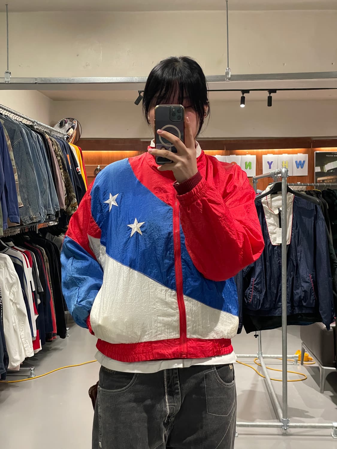 90's 올드스쿨 바람막이   상품이미지1