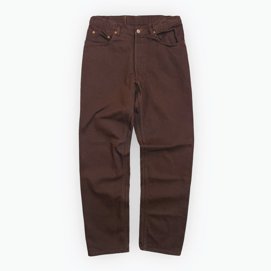 [36x34] 90s USA Levi’s 501 brown pants 상품이미지1