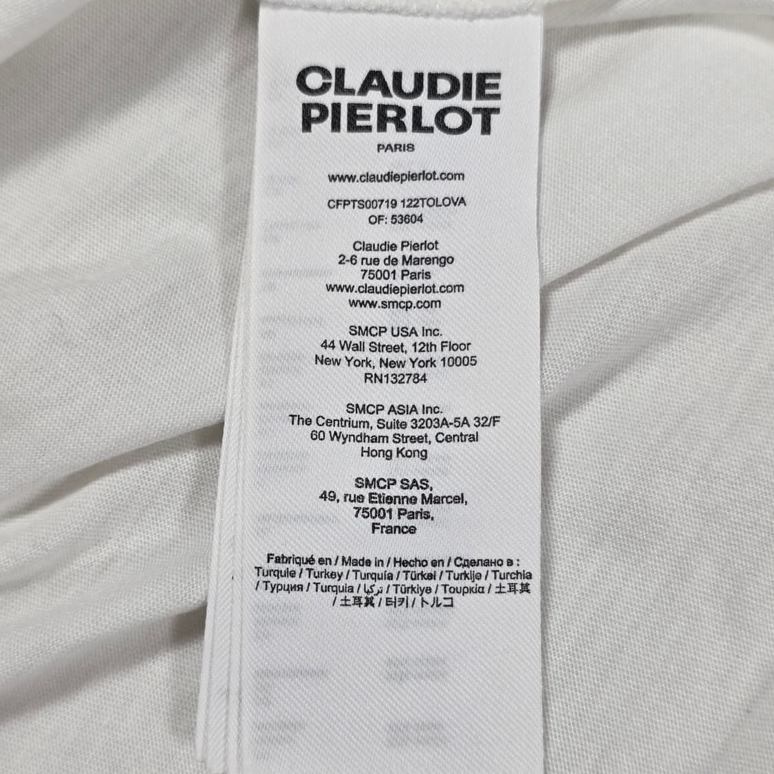 0200 클로디 피에를로(Claudie Pierlot) 여성 프린트 반팔 상품이미지7