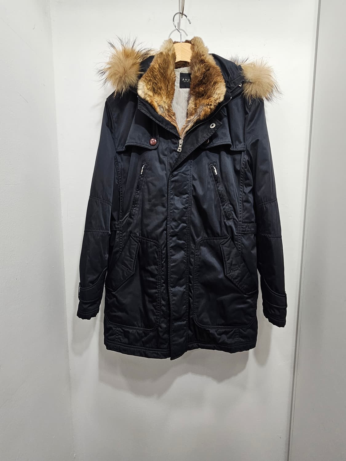 앤드지(AND Z)후드 퍼 야상 점퍼 100 상품이미지1