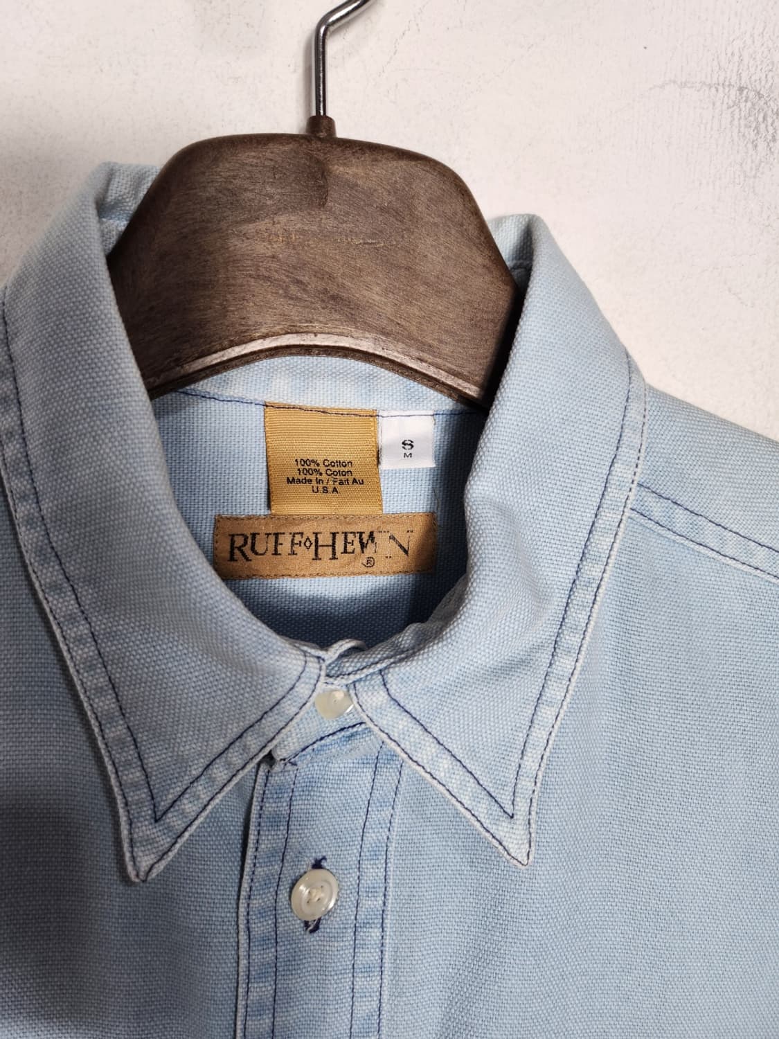 빈티지 데님 워크셔츠 상품이미지3