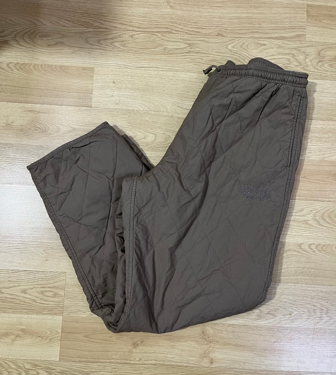 [XL] 디스이즈네버댓 다이아몬드 퀼팅 팬츠 바지 상품이미지1