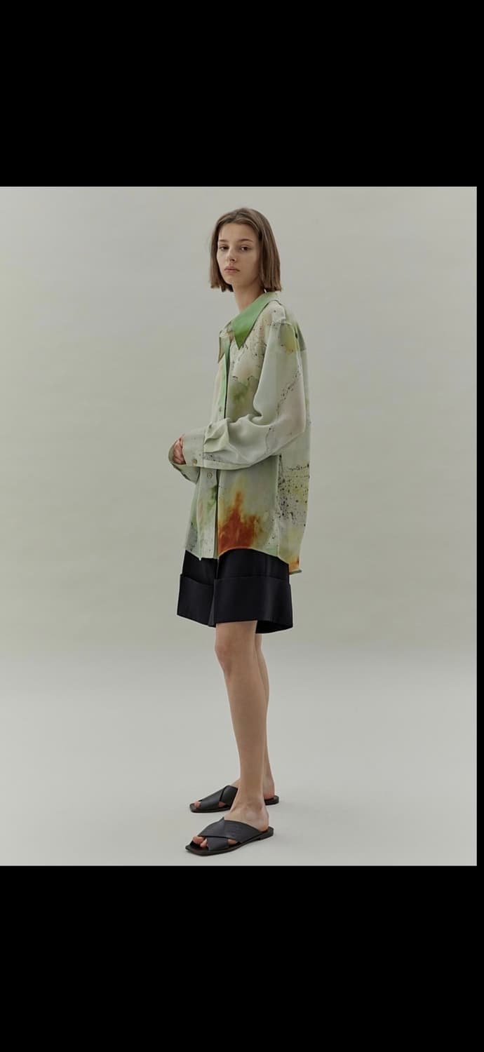 로우클래식 실크 셔츠 s 상품이미지2